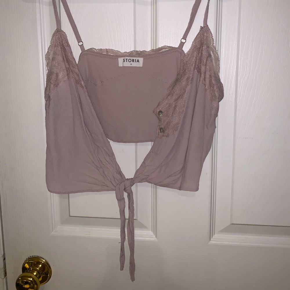 button up wrap top